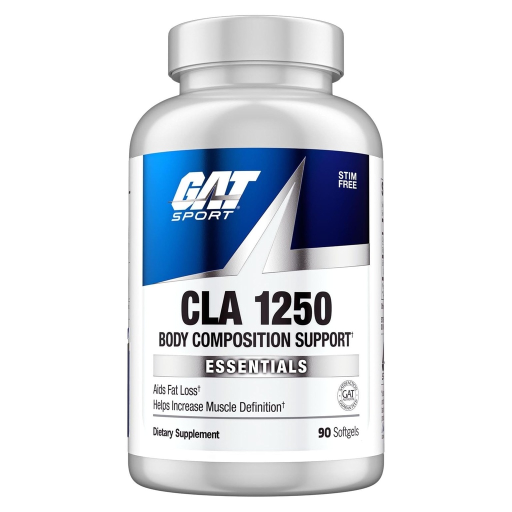 GAT 스포츠 에센셜 시리즈 CLA 1250, 90 Softgel