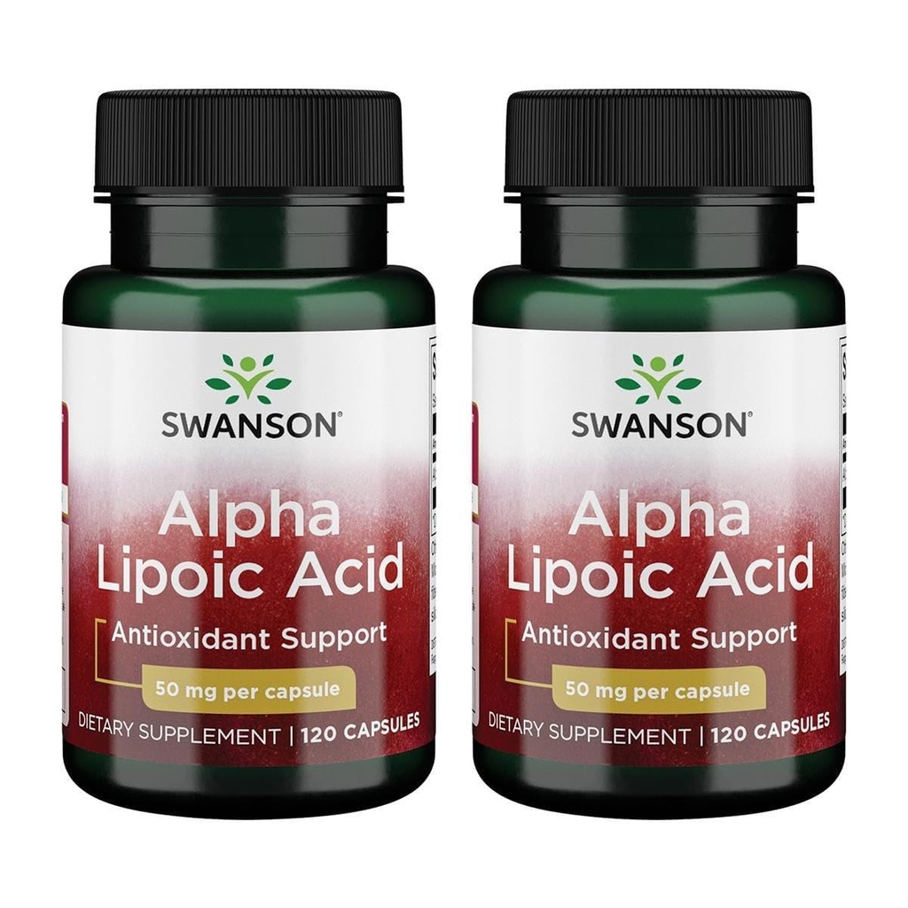 Swanson 알파 Lipoic Acid 50 밀리그램 120 캡슐 (2 팩)