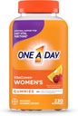 1 A Day Women 's Multivitamin Gummies, 비타민 A, C, E, 비타민 D 및 아연을 가진 여성을위한 멀티 비타민 면역 지원, 230 조사