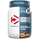 Dymatize ISO100 Whey Protein Powder Isolate, Gourmet Chocolate, 25g of Protein, 20 서빙, 5.5g BCAAs, 120 Cal 미만., 글루텐 무료, 1g 지방, 1g 설탕, 2g 캐비