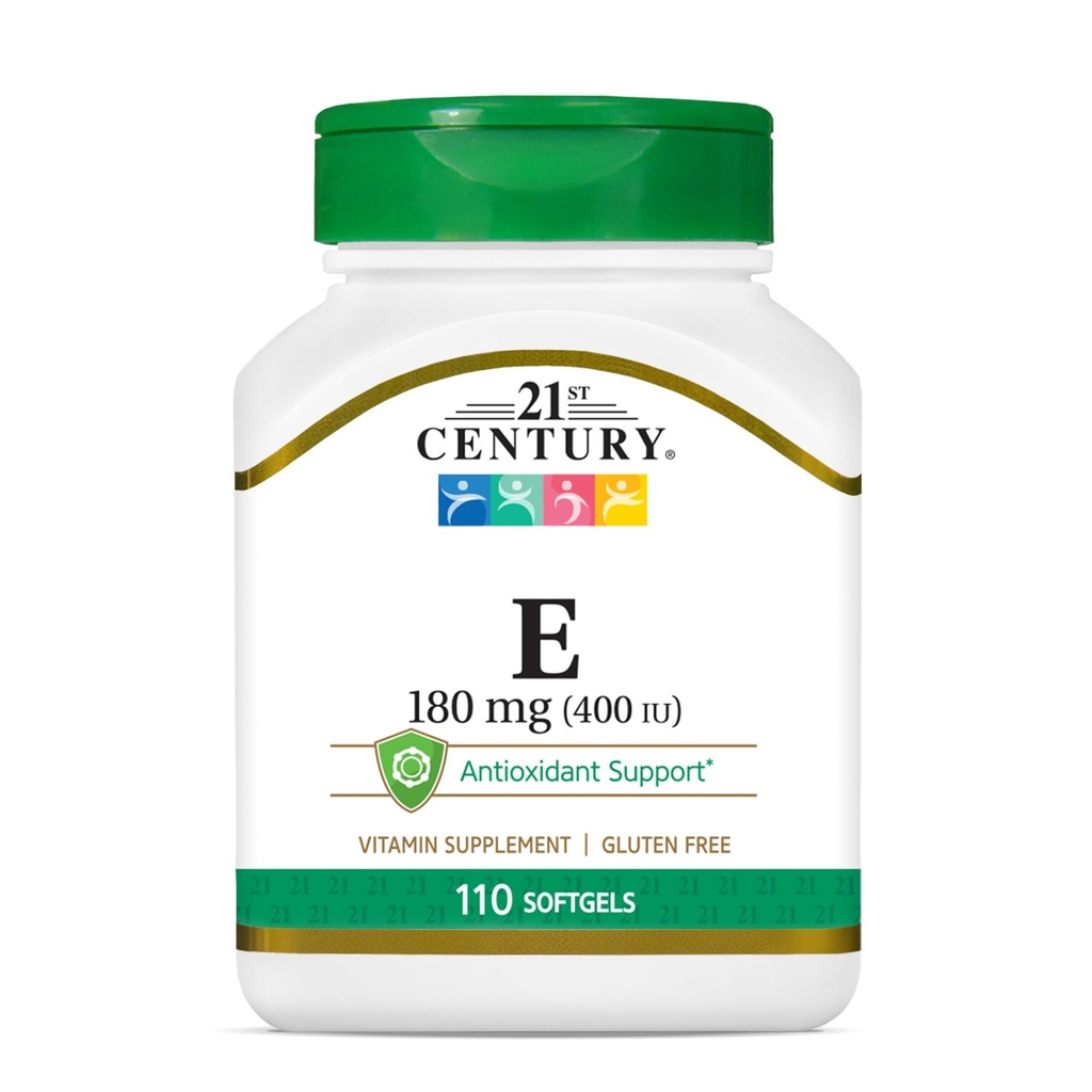 21세기 E 400 I.U. (Dl-Alpha) Softgels, 110 조사 (2의 포장)