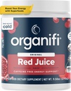 Organifi Red Juice - 에너지 분말은 Afternoon Crashes와 Boosts 소화 및 면역 체계, 30의 서빙을 감소시킵니다