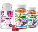아이 Multivitamin Gummies 14 필수 비타민과 마그네슘 Gummies Sugar-Free - 매일 보충 비타민 A, C, D, E 채식 B6 & B12, 아연, 설탕 자유로운 마그네슘 Calm Chews를 가진 비타민 Biotin
