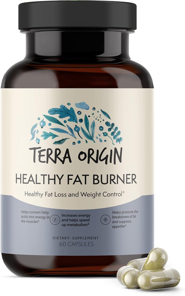 TERRA ORIGIN Metabolism Boost & Fat Loss - Amino Acids and Natural Plant Extracts to increase Energy & Metabolism, Block Cravings, Stop New Fat Storage*