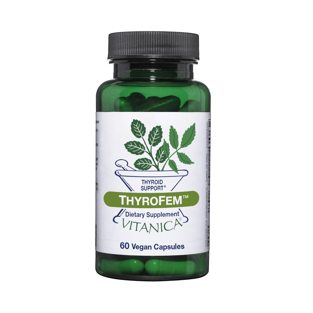 Vitanica ThyroFem의 갑상선 지원, 채식주의자, 60의 캡슐