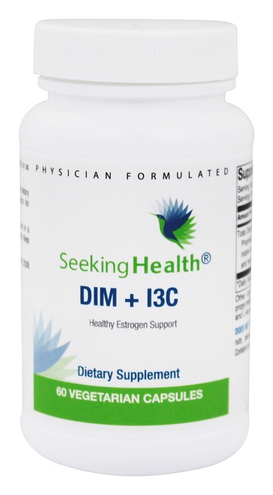 Seeking Health DIM & I3C - 건강한 세포 응답을 지원하기 위해 DIM & I3C를 가진 건강한 간기능 대사를 지원하십시오 - 400 mg의 60의 캡슐