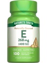 자연의 진실 비타민 E 400 IU Softgels | 268mg | 100개 조사 | 비 GMO & 글루텐 자유로운 보충교재