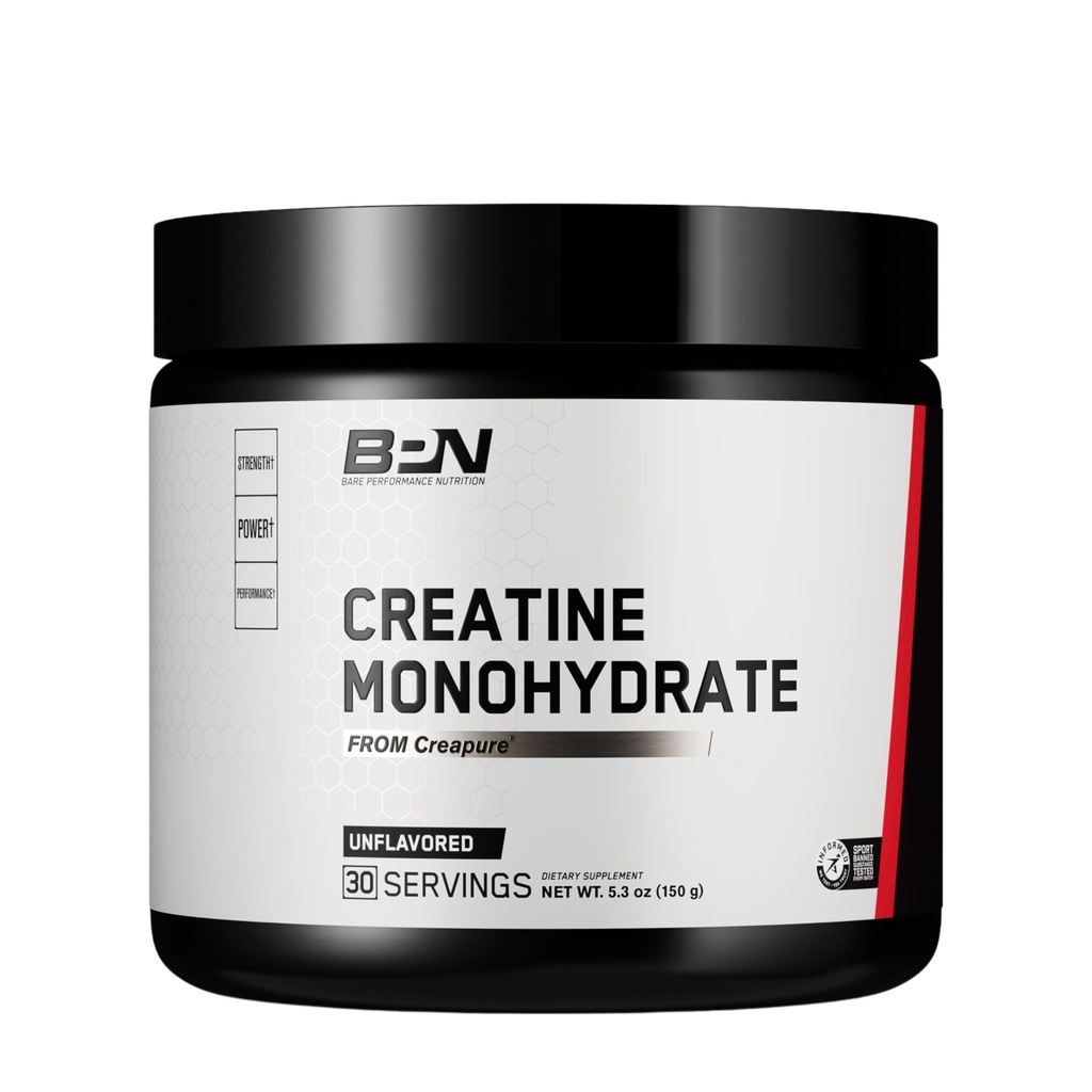 배럴 성능 NUTRITION, BPN 순수한 크레아틴 Monohydrate 분말 Creapure, 서빙 당 크레아틴의 5g, 지원 근육 성장, Unflavored 크레아틴 분말, 30 서빙