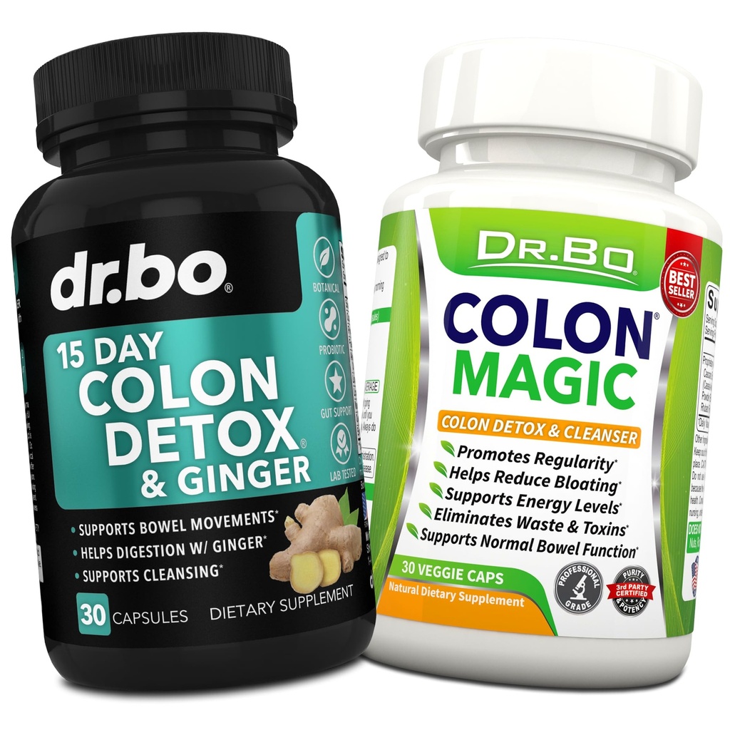 Colon Cleanser Detox 보충 캡슐 - 15 Day Colon Cleanse 알약 & Probiotic 초본 공식 - Intestinal Stomach Bloating Digestive Gut Cleansing 지원을 위한 매일 Bowel 운동 보충교재