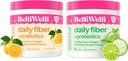 추가된 교원질, Probiotics & Electrolytes를 가진 매일 섬유 보충교재 뭉치 - Cucumber Lime Mint & 오렌지 Yuzu Mandarin 풍미 - 소화 건강, Debloating & Hydration - 32의 서빙 합계