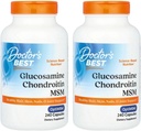 닥터스 베스트, (2 팩 Glucosamine Chondroitin MSM OptiMSM, 240 Veggie 모자
