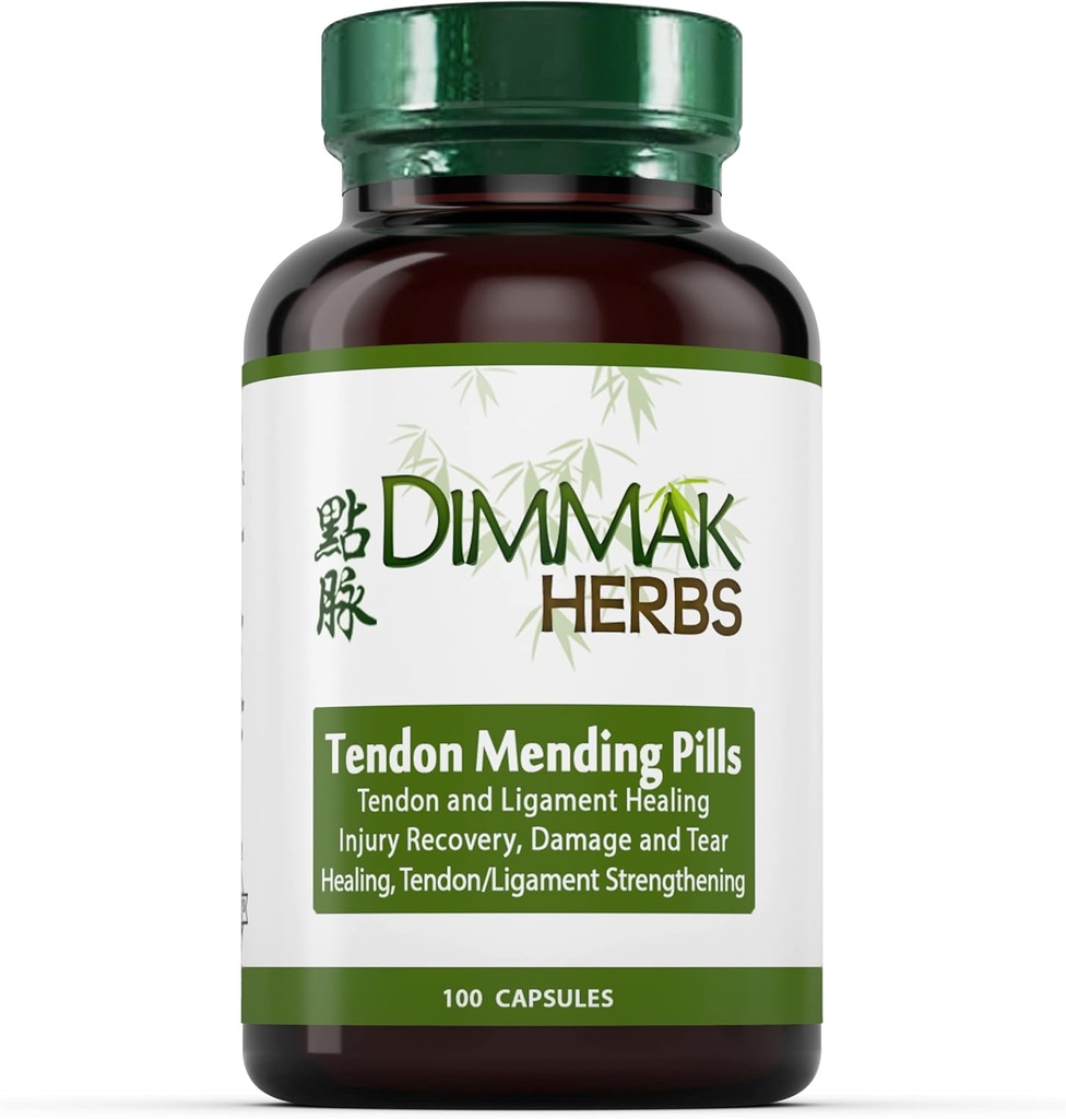 인증 유기 Tendon Mending 약 : Tendon 및 Ligament 재생 및 수리 Dimmak 허브 - 100 캡슐 500mg