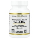 캘리포니아 골드 영양 Multivitamin 및 미네랄 메틸 B12, 비타민 C, L-MethylFolate 및 Bio-Quercetin, Two-A-Day, 60 Veggie 캡슐