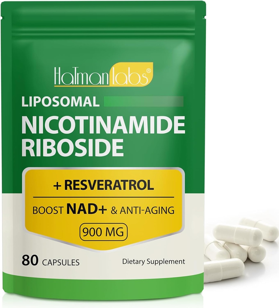 Liposomal Resveratrol, Liposomal Nicotinamide Riboside, Nicotinamide Riboside 900의 Resveratrol 보충교재, 여자 남자를 위한 Resveratrol 보충교재 (1Pack/80의 캡슐)