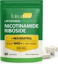 Liposomal Resveratrol, Liposomal Nicotinamide Riboside, Nicotinamide Riboside 900의 Resveratrol 보충교재, 여자 남자를 위한 Resveratrol 보충교재 (1Pack/80의 캡슐)