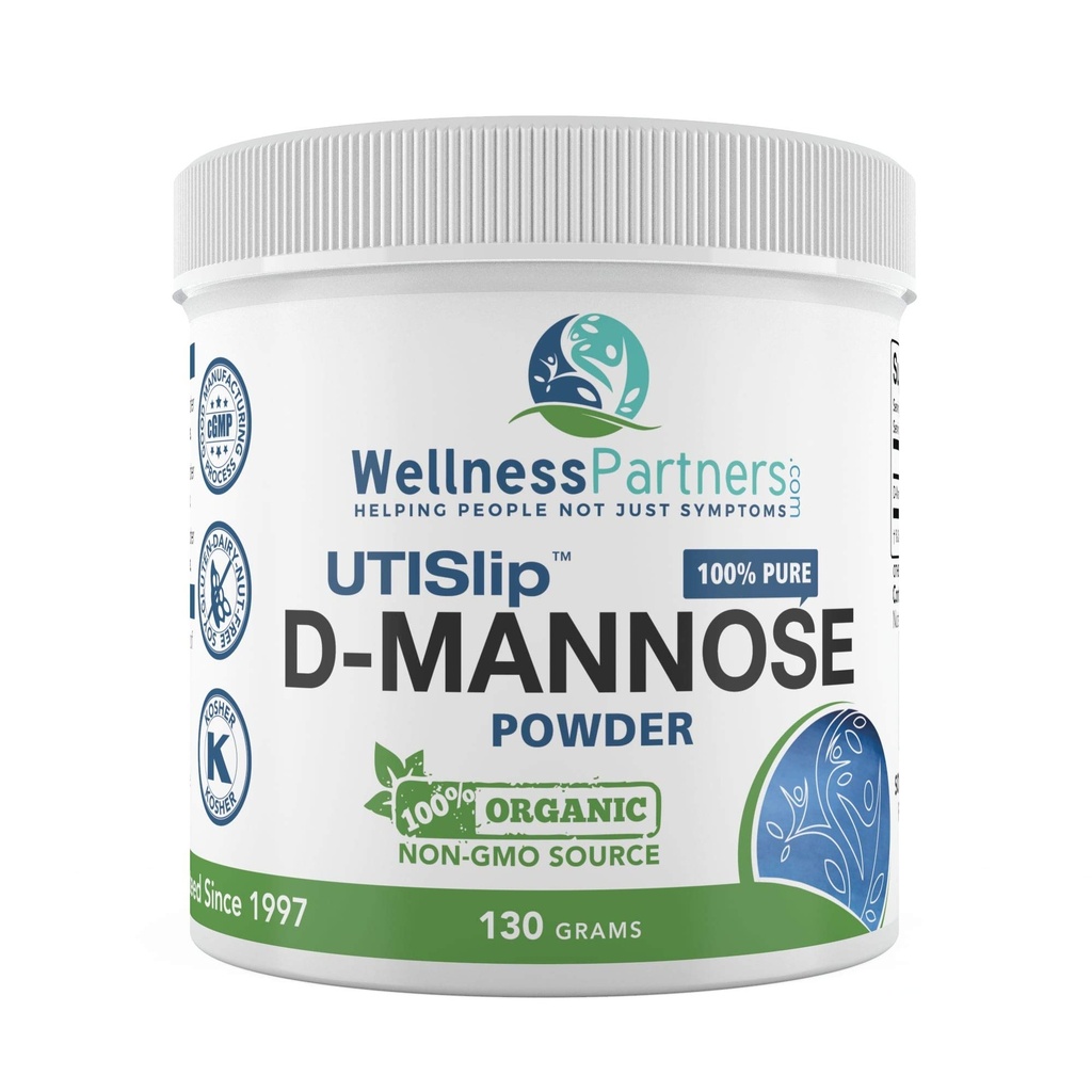 지금 새로운 UTI-Slip D Mannose 비 GMO 유기 근원 분말 130g 단지.