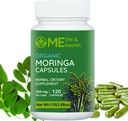 ME 생활 & 건강 Moringa 캡슐, 100% 유기 Moringa oleifera 잎, 순수한 Moringa 분말, mmune 체계, 정유 비타민 & 아미노산 비 GMO & 글루텐 자유로운, 순수한 & 자연적인 120 ct. 500mg 모자