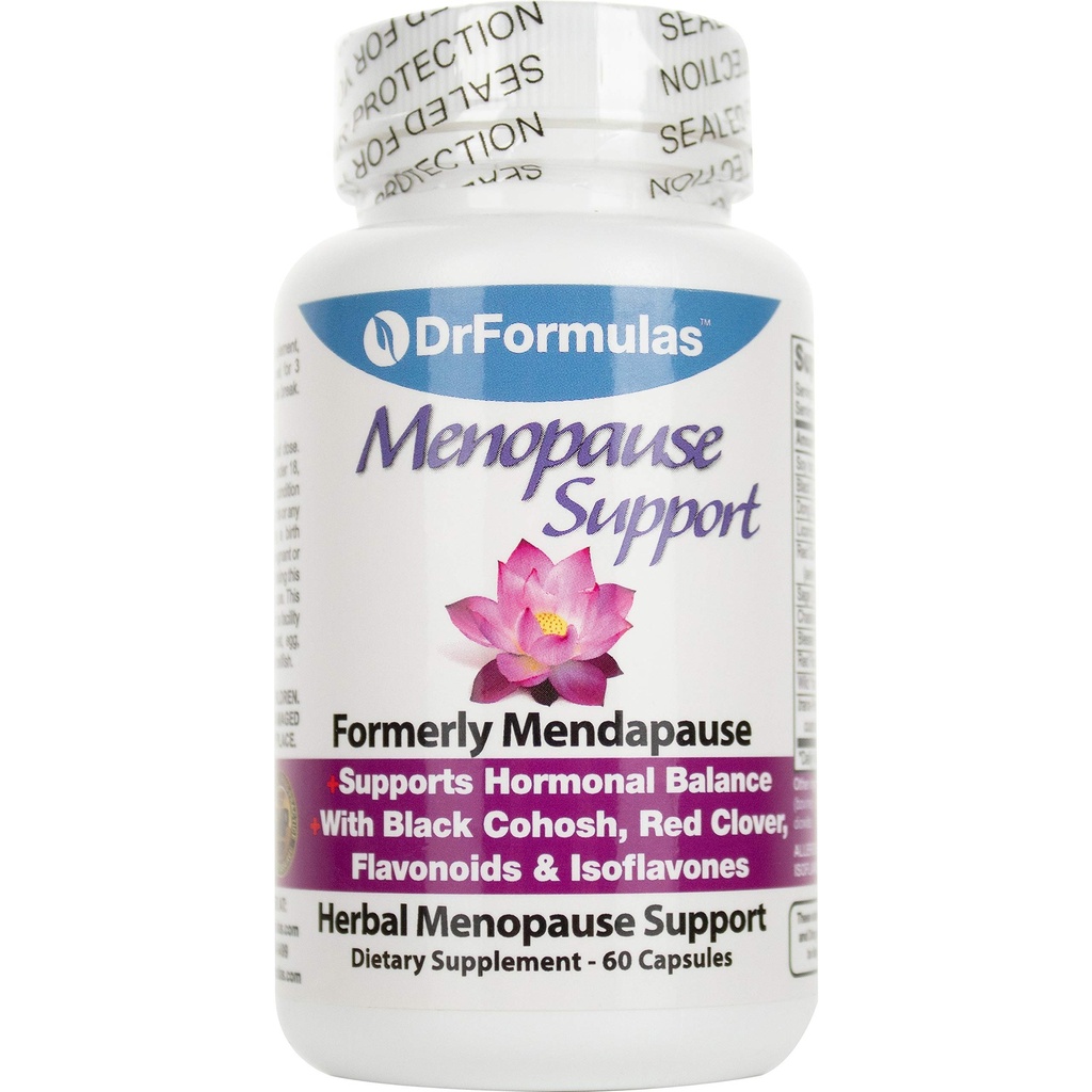 DrFormulas Menopause는 뜨거운 섬광, 밤 땀 및 DIM, Dong Quai, 까만 Cohosh, 60 조사를 가진 Mood 그네 기복을 위한 보충교재를 보충합니다