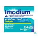 Imodium A-D Fast-Acting Anti-Diarrheal Softgels, Loperamide HCl 2 mg의 성인을 위한 여행 필수 Diarrhea 기복 약, 24 조사, 반대로 Diarrhea 알약, 12+, 삼키기에 쉬운