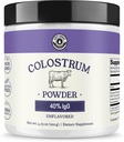 Colostrum 분말 40% IgG – 미국 Immune 지원, Gut 건강, 근육 회복 및 전반적인 웰빙을 위한 Sourced Bovine Colostrum 보충교재 - 단 하나 성분, 첨가물 없음, 비 GMO - 60 서빙