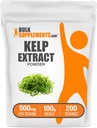 BulkSupplements.com Kelp 추출물 분말 - Kelp 보충교재, 브라운 해초 추출물, 해초 분말 - 글루텐 무료, 서빙 당 500mg, 100g (3.5 oz) (팩 1)