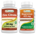아연 구연산염 30 mg & 마그네슘 글리세라이드 425 mg