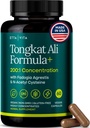 Potent Longjack - Tongkat Ali & Fadogia Agrestis Supplement for Men & Womens Energy, T Support, Lean Muscle Growth & Recovery, Hormonal Balance, Vegan NAC Liver Detox & Cleanse와 사전 운동