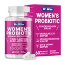 여성 프로 바이오 틱 50 억 CFU - 소화, 부유 한 구호, 질 냄새 및 pH 밸런스 지원 – Urinary Tract & Gut Health – 임상 연구 Strains – Non-GMO, 60 캡슐