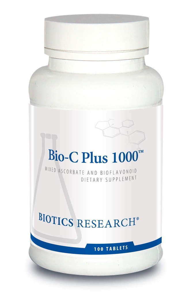 Biotics 연구 생물 C 플러스 1000 산화 방지제, 높은 효능, Bioflavonoids, 건강한 면역 반응을 지원, 교원질, 건강한 피부, 연골 및 합동 지원 100 정제를 건설하십시오