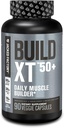 Jacked Factory Build-XT 50 + 매일 근육 빌더 - 근육 회복 보충교재 & 근육 빌더 남성과 여성을위한 KSM-66 Ashwagandha, Primavie Shilajit, ElevATP, & Astragin - 90 카운트