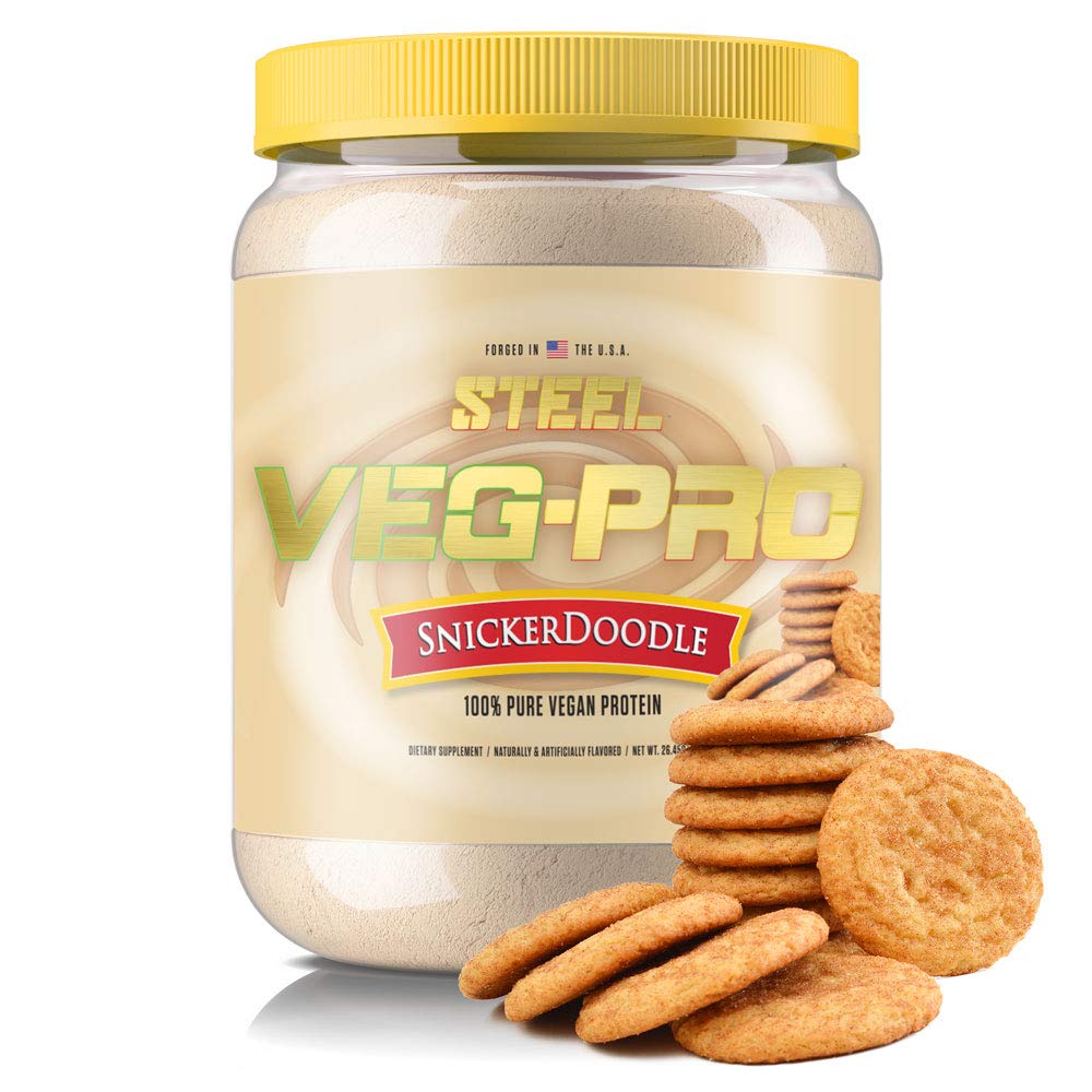 스틸 보조 식품 Veg-PRO | Vegan Protein Powder, Snickerdoodle | 25 서빙 (1.65lbs) | BCAA 아미노산 단백질 분말 | 글루텐 프리 | 비 유제품 | 저탄자 공식