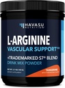 L-Arginine Powder - L-Citrulline 및 Beet Root가있는 남성 및 여성을위한 니트로 산화물 보충 - 지구력 및 회복을위한 사전 및 포스트 운동 지원 - Tangerine 풍미, 1 개월 공급 (30 Scoop)