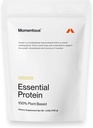Momentous Essential Vegan Protein Powder - 20g 공장 기반 단백질 - NSF 인증, 글루텐 - 무료, 비 GMO, 20 에센셜 데이 사용을위한 서빙, 바닐라 Chai