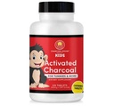 숯불 집 Chewable 활성화 된 숯불 정제 어린이 | 자연, 채식주의자, 비 GMO & 글루텐 무료 | 치아, Stomach, Gas & Nausea | USP Food Grade | 135 ct.