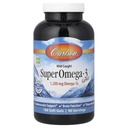 Carlson - 최고 Omega-3 주옥, 1200 mg Omega-3s의 심혈관 지원, 뇌 기능 & 시각 건강, 180 연약한 젤