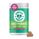 개를위한 Doggie Dailies Probiotics - Prebiotics가있는 고급 개 Probiotics - 소화 건강 촉진 - 면역 체계 및 전반적인 건강 지원 (Duck) 225 소프트 체스