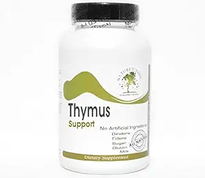 Thymus 지원 ~ 180 캡슐 - 첨가물 없음 ~ Naturetition 보충교재