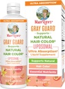 MaryRuth Organics Gray Guard Liposomal, 구리 및 Pantothenic Acid, Holy Basil & Traditional Herbs, 비타민 E 및 비타민 B를 지원하며, 18 세 이상, 15.22 Fl oz