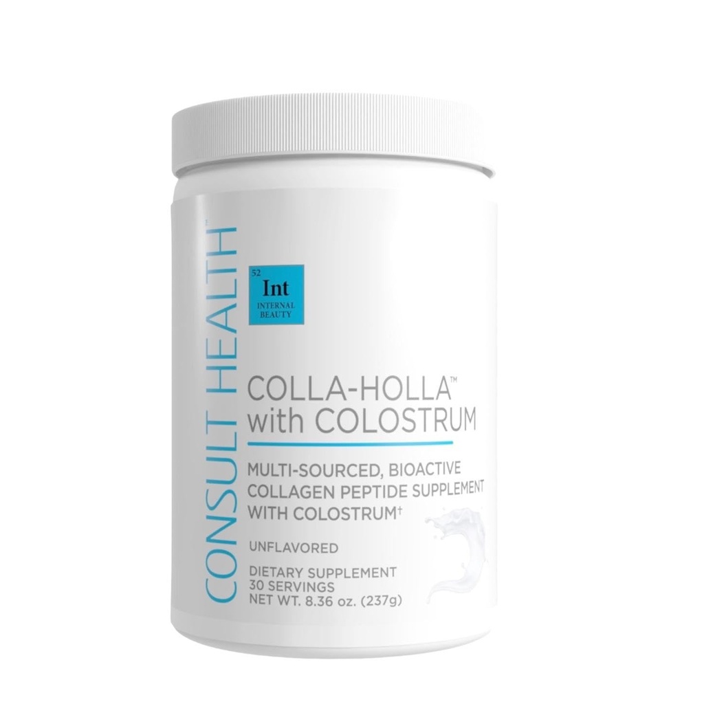 피부 탄력성, 주름 감소, 건강한 머리 & 합동 지원을 위한 Colostrum를 가진 Colostrum를 가진 건강 Colla Holla- 다 근원 교원질 Verisol 단백질 분말. 8.36 oz