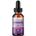 1 팩 Glucosamine Chondroitin MSM 액체 하락, 성인 남자 & 여자를 위한 여분 힘 합동 지원 보충교재, Quercetin Boswelia, Bromelain, 산화 방지제 면역성이 있는 지원 (2개 Fl oz)