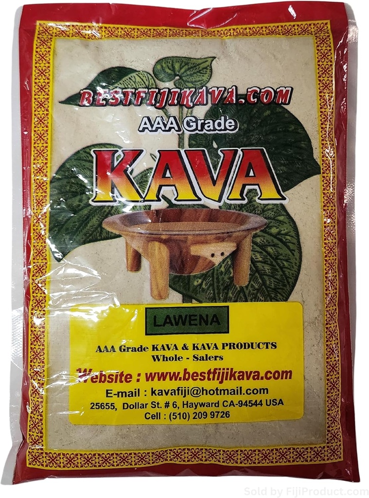 프리미엄 Lewena 카바 루트 분말 (1/2 Lb - 8 Oz Bag) 초본 보충 카바 루트 음료 ...