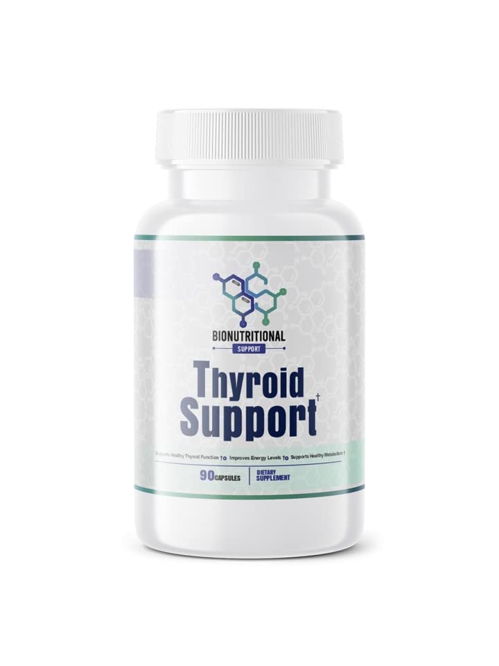 Thyroid 지원 - Ltyrosine, Iodine, 비타민 B12 Complex, 아연, 셀렌, Ashwagandha, 구리 및 30 일 공급