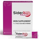 여성용 SiderAL Prenatal Vitamin | Folic Acid, 비타민 C, D, B6, & B12를 가진 여성을 위한 임상적 입증된 Iron Supplement | 임신 및 에너지 지원을위한 신뢰할 수있는 Multivitamin | 30 분말 스틱