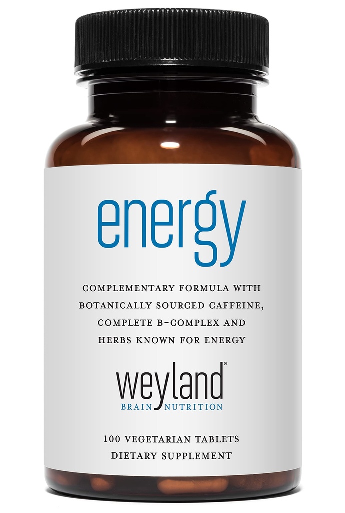 에너지 | 무료 공식 w/Botanically Sourced Caffeine | B-Complex & Energy Supportive Herb