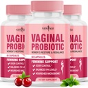 Prebiotics, Cranberry Extract 및 Lactobacillus Probiotic Blend를 가진 여성을위한 새로운 AGE Vaginal Probiotics는 건강한 pH 밸런스, 냄새 제어, 질 Flora - 180 캡슐을 지원합니다.