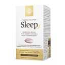 Solgar Triple Action Sleep, 30 Tri-Layer Tablets - Time-Release Melatonin & L-Theanine Plus Herbal Blend - 당신이 휴식을 취할 수있는 도움말, 가을 Asleep Fast & Stay Asleep Longer - Non-GMO, 글루텐 무료 - 30 서빙