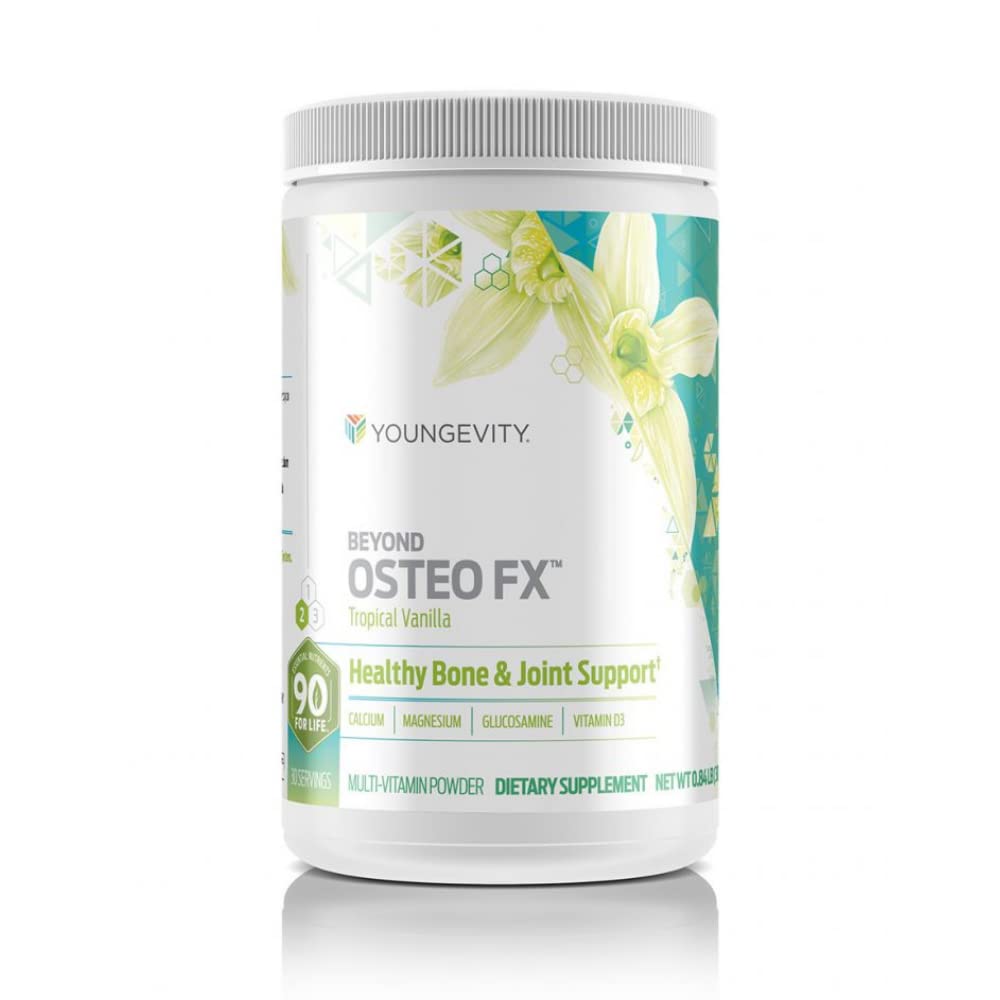 Osteo-FXTM 파우더를 넘어 영감 – 비타민 D3, Tri-Calcium Phosphate, 마그네슘 및 아연 1200 mg – 여성 및 남성을위한 칼슘 시트레이트 보충 – 비 GMO, 글루텐 - 무료 - 열대 바닐라