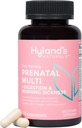 Hyland의 Easy Morning Prenatal Multivitamin 및 Digestive Health 및 Morning Sickness Relief, Folate, Choline, 아연, Ginger Root, Prebiotics 및 조류 DHA가있는 60 Vegan 캡슐