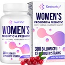 여성을 위한 질 Probiotics - Prebiotic, 유기 Cranberry 추출물을 가진 300억 CFUs 12 Strains Probiotics는 질, Urinary, Digestive, Gut, Immune 건강, 60의 캡슐을 위한 매일 여자의 Probiotics를 추출합니다