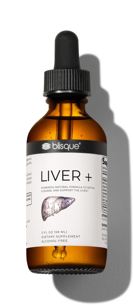 Blisque – Liver Complex 보충 교재는 Detox, Cleanse 및 Repair The Liver | 의사 승인 | 천연 성분 | 밀크 이틀 및 다 델리 뿌리 | 2 Ounce | 59 서빙